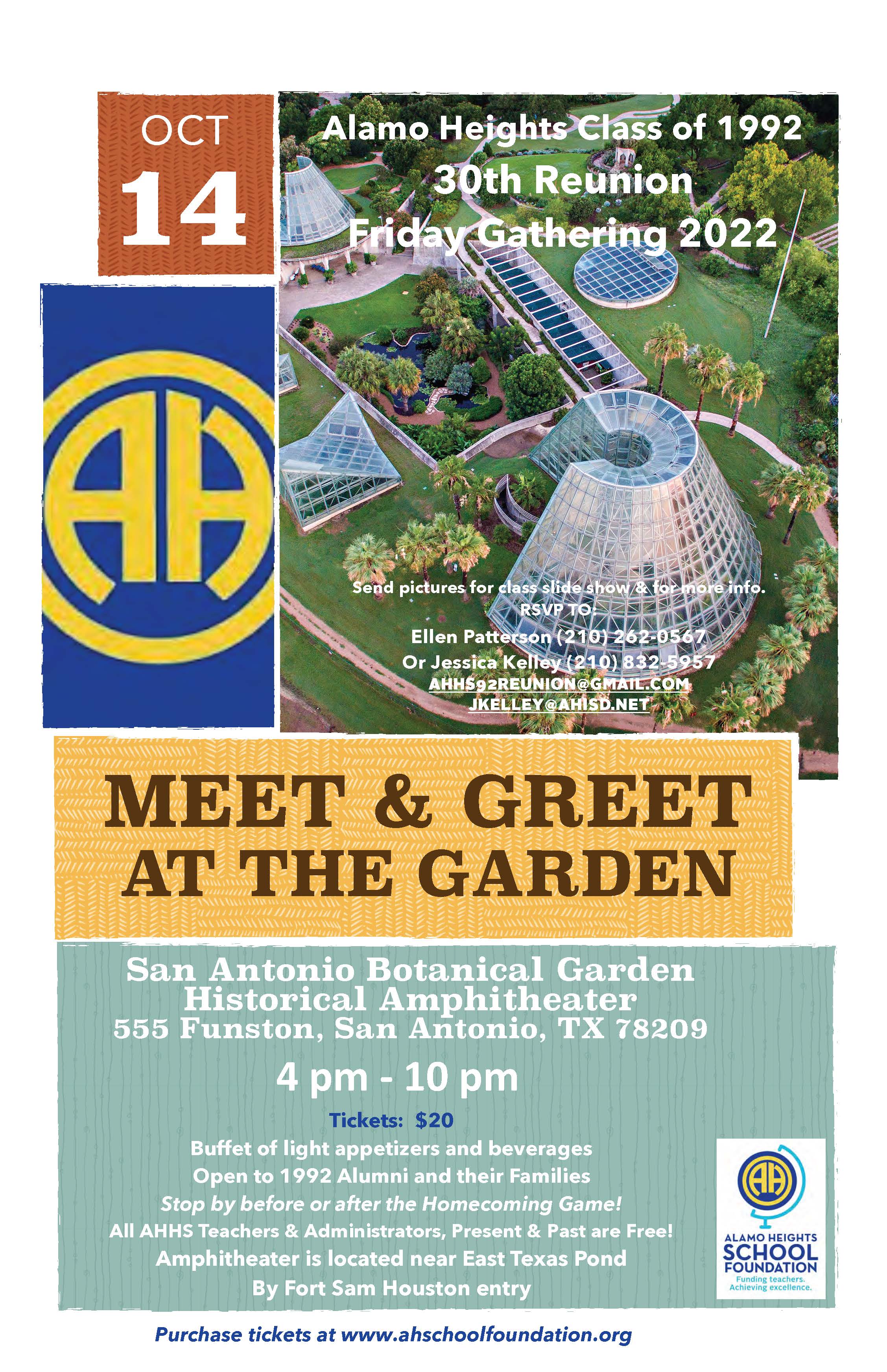 Botanical garden flyer